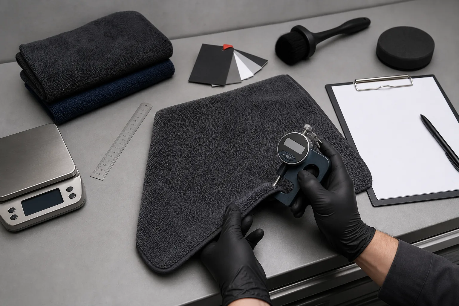 Specification review workflow for automotive detailing tools
